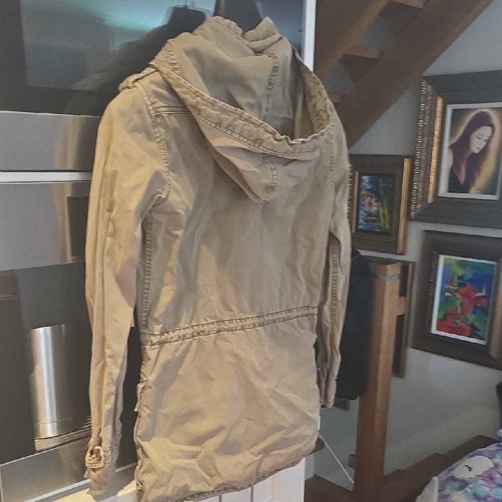 Aritzia Talula Xxs Tan Utility Jacket Y2K - Picture 4 of 6